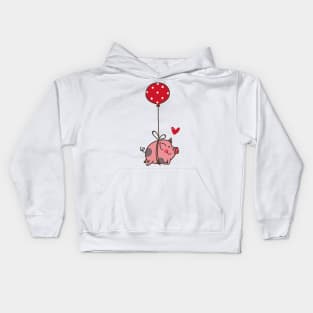 Flying Pig Kids Hoodie